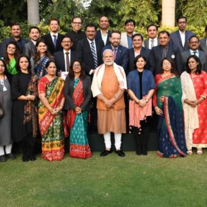 Faculty Meet with Hon. P.M. Shri Narendera Modi