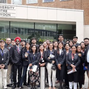 Visit to Croydon University
