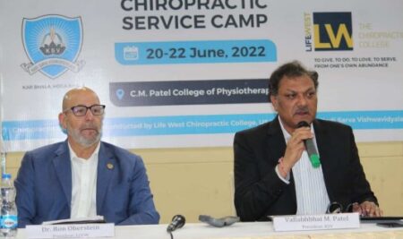 Physiotherapy college of KSV organizes Chiropractic Services Camp
