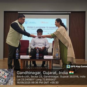 Kadi Sarva Vishwavidyalaya and Ahmedabad Management Association Host Open Forum on “From Classroom to Boardroom”