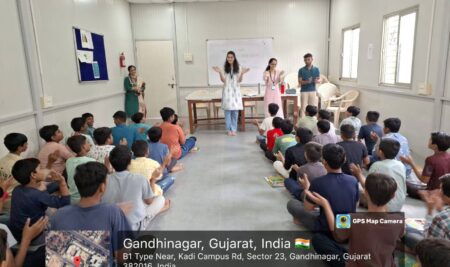Learning English the Fun Way at SVKM Boys’ Hostel