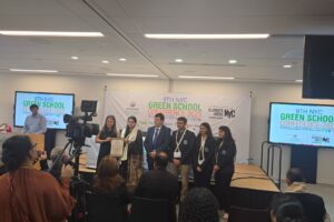 Kadi Sarva Vishwavidyalaya Honored with Green Campus Award 2025 at the 9th NYC Green School Conference, Cornell University, USA