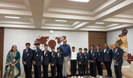 SVKM Students Take Flight for an Inspiring Learning Journey at Chaucer College, UK