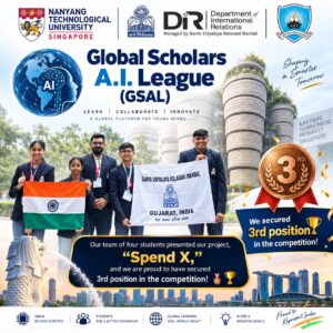 Global Achievement for SVKM: Students Secure 3rd Position at GSAL, Singapore